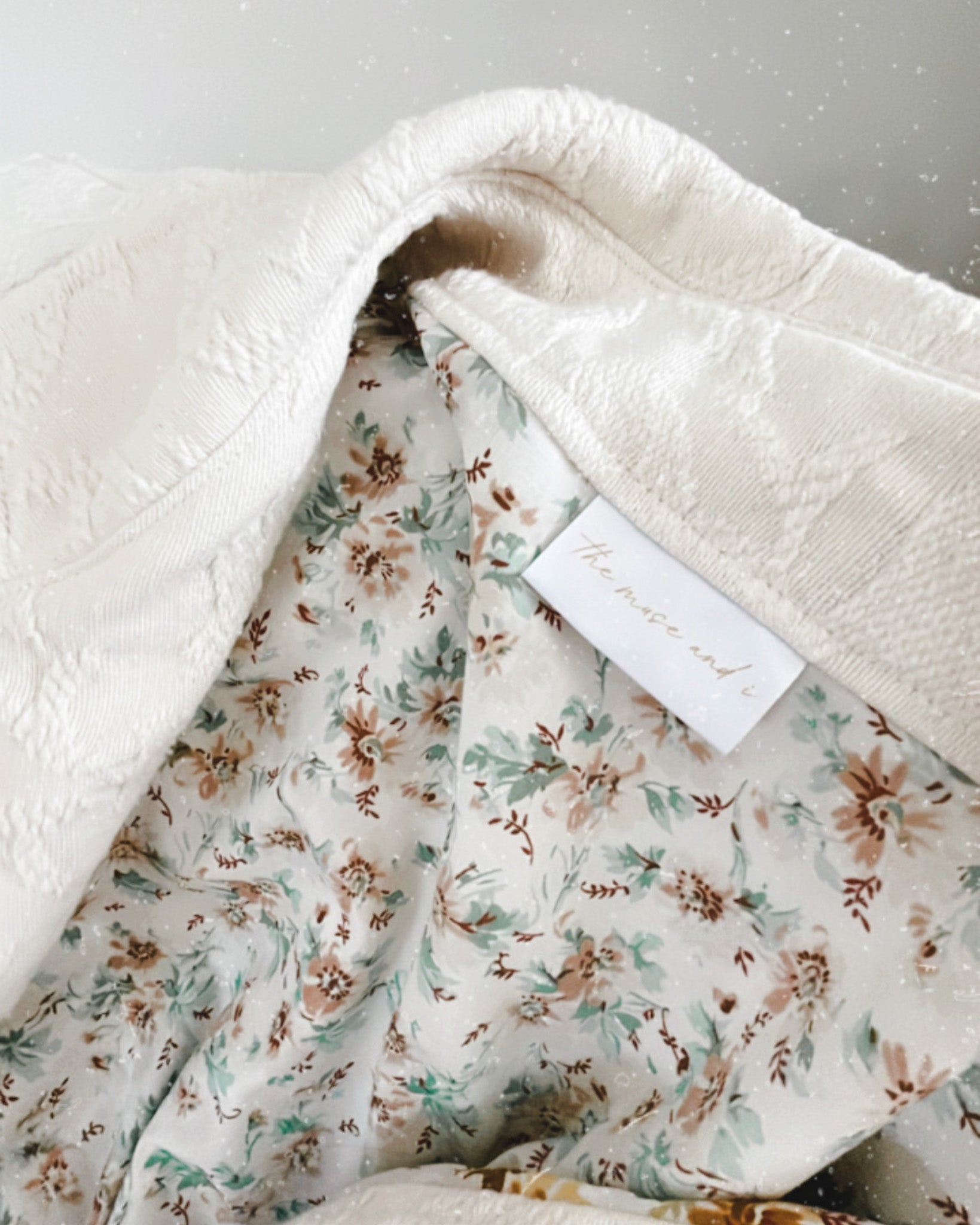 Ivory Coverlet Trench